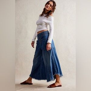 Pull on Frayed Jeans aka FP sunsetter